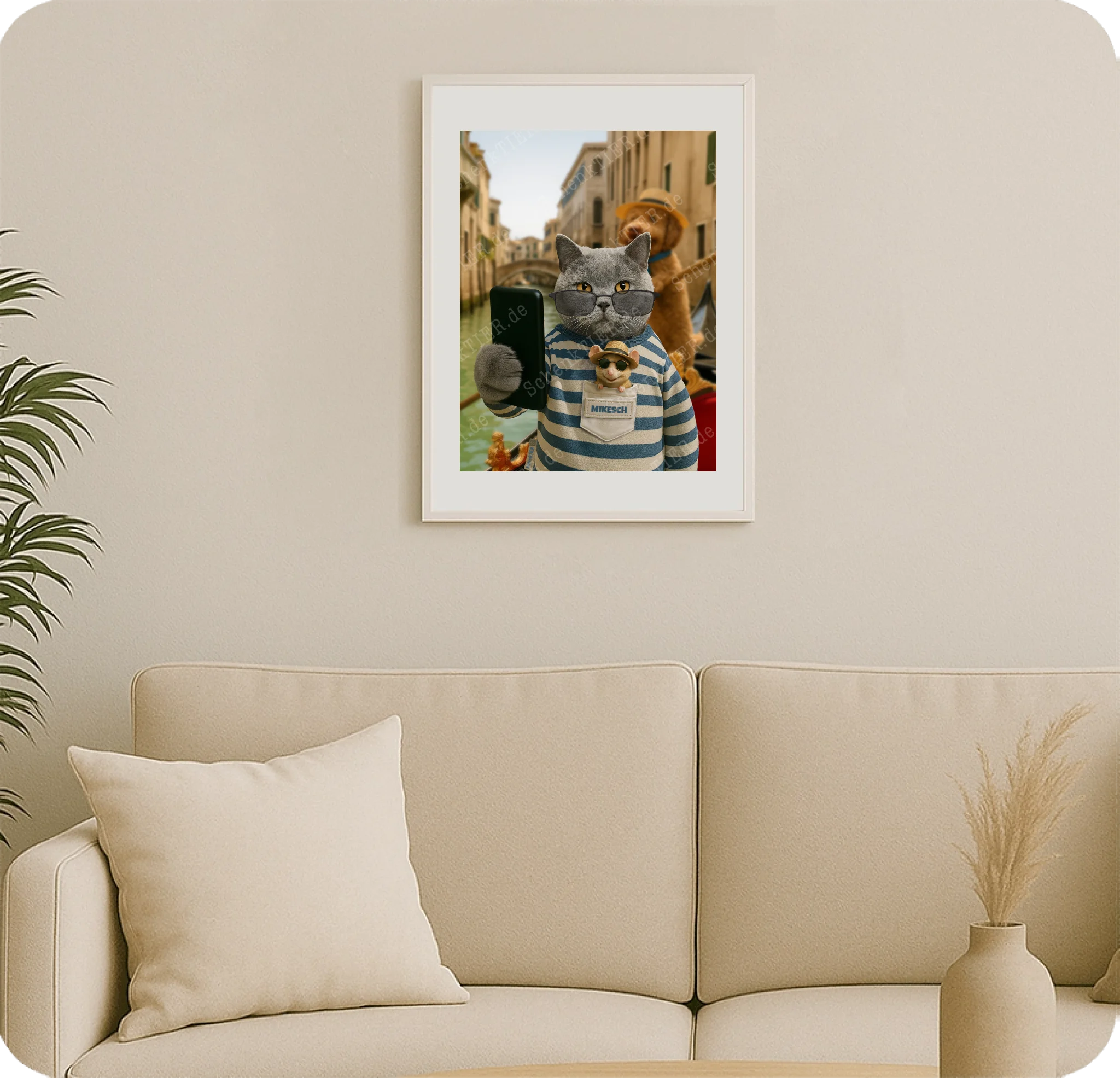 Poster für Wohnzimmer von Schenktier