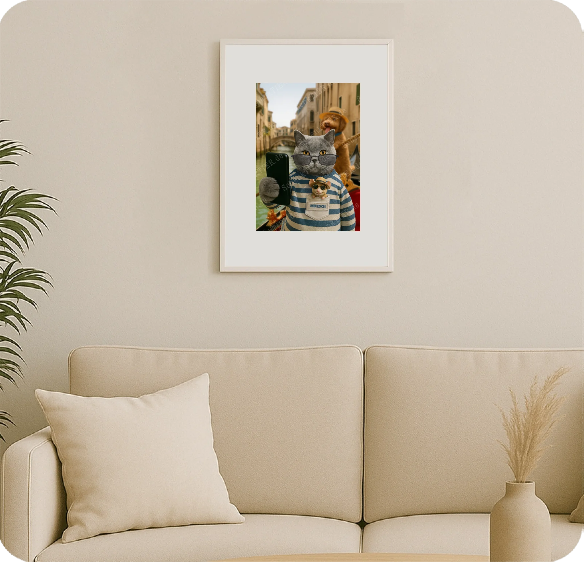 Poster für Wohnzimmer von Schenktier