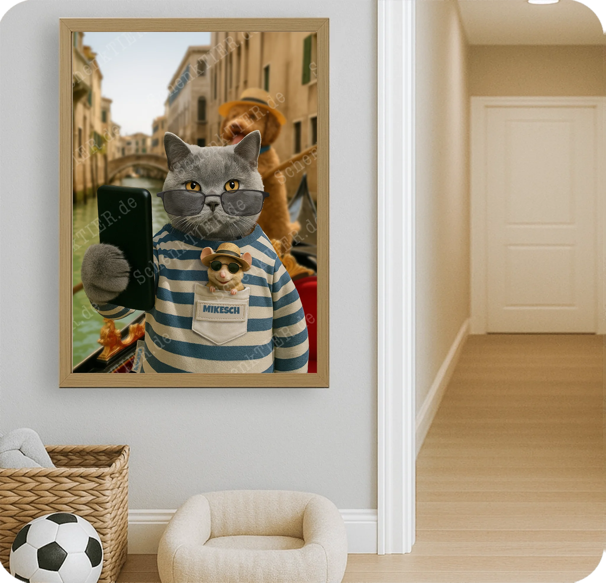 Poster 50 mal 70 für Kinderzimmer von Schenktier