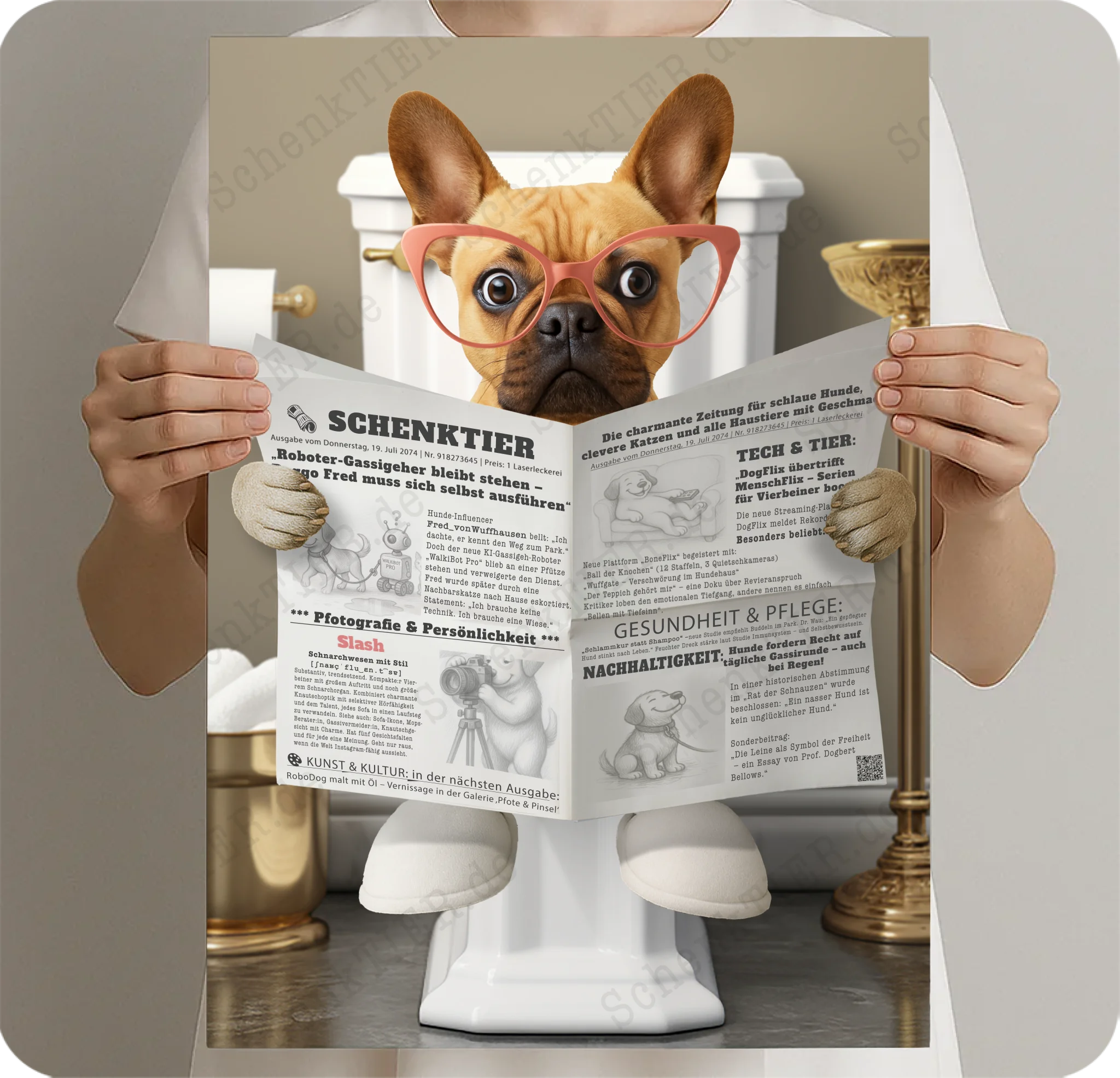 Poster 50 x 70 Cm von SchenkTIER