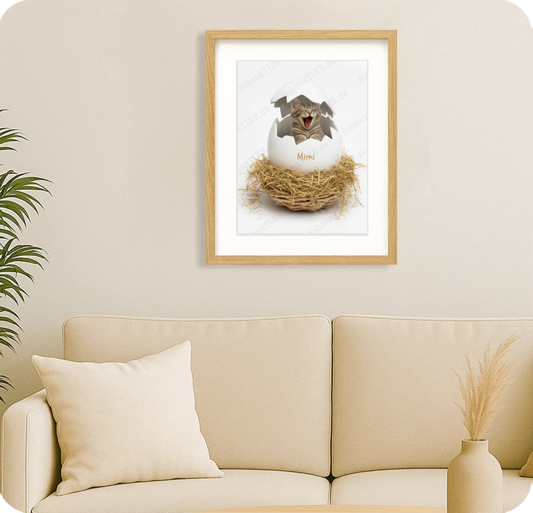 Poster 30 mal 40 für Wohnzimmer von Schenktier