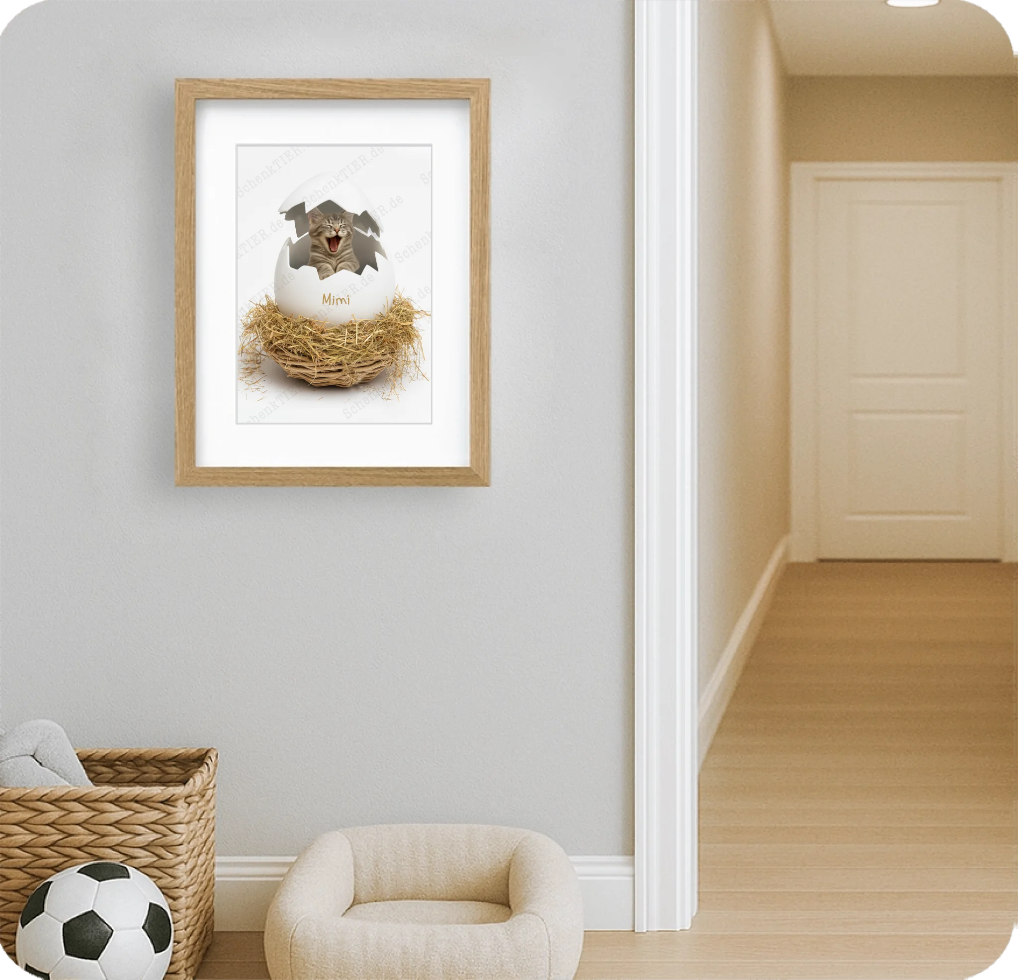 Poster 20 mal 30 für Kinderzimmer von Schenktier