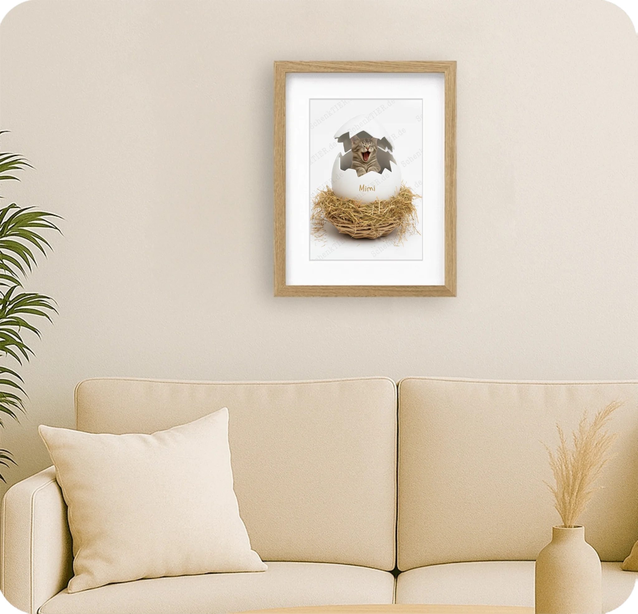 Poster 20 mal 30 für Wohnzimmer von Schenktier