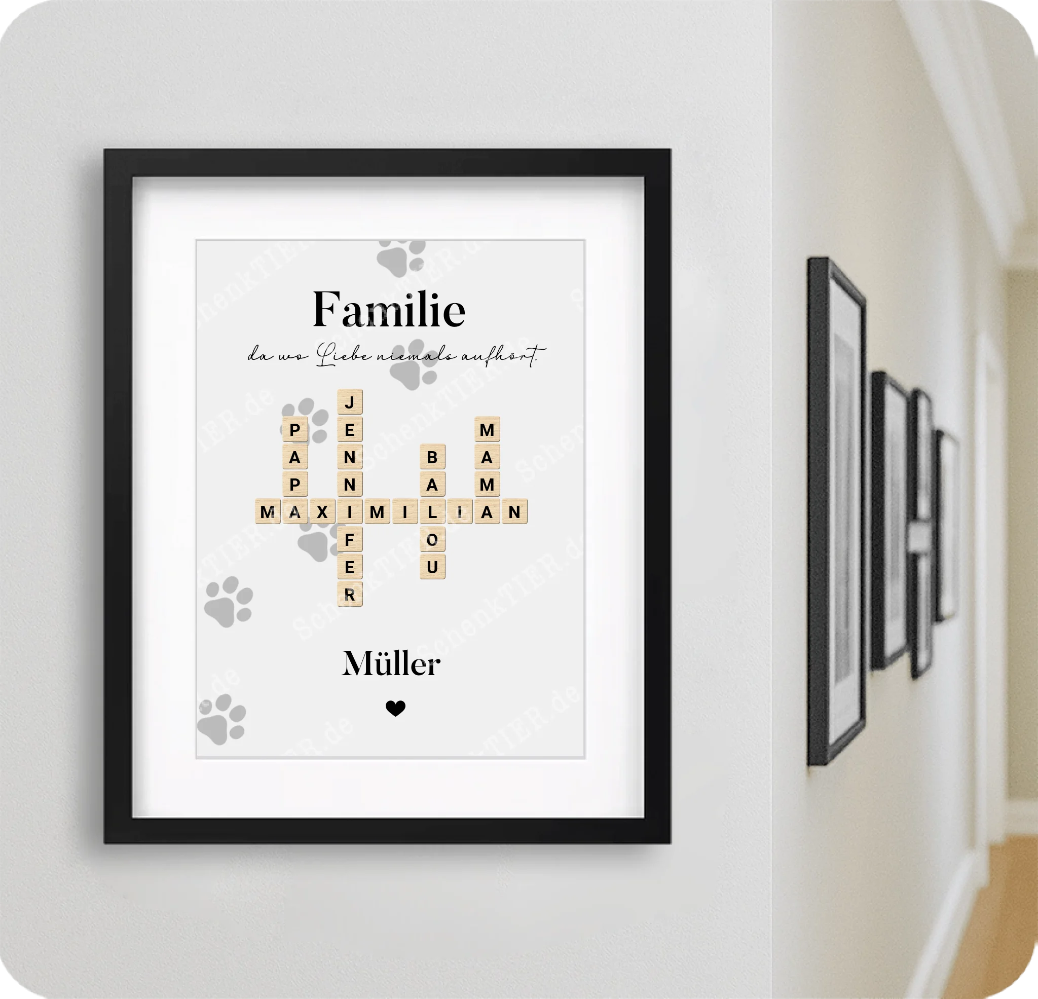 Poster 30 mal 40 für Flur von Schenktier