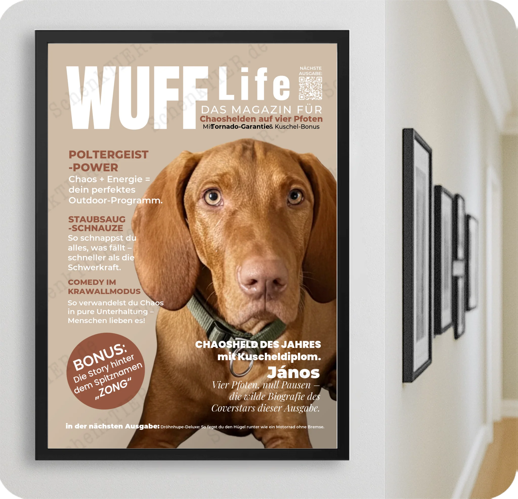 Poster 50 mal 70 für Flur von Schenktier