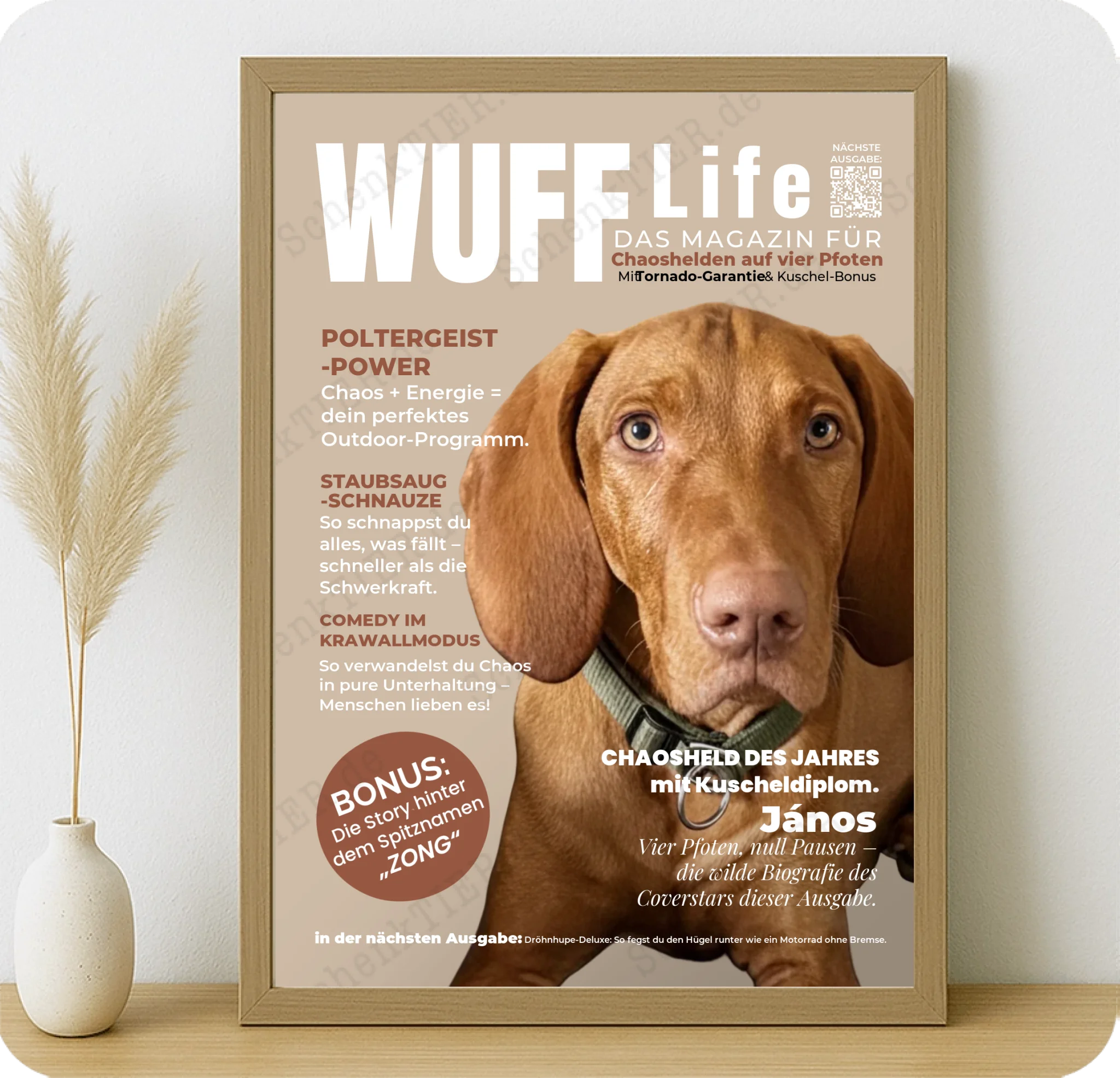 Poster 50 mal 70 für Kommode von Schenktier