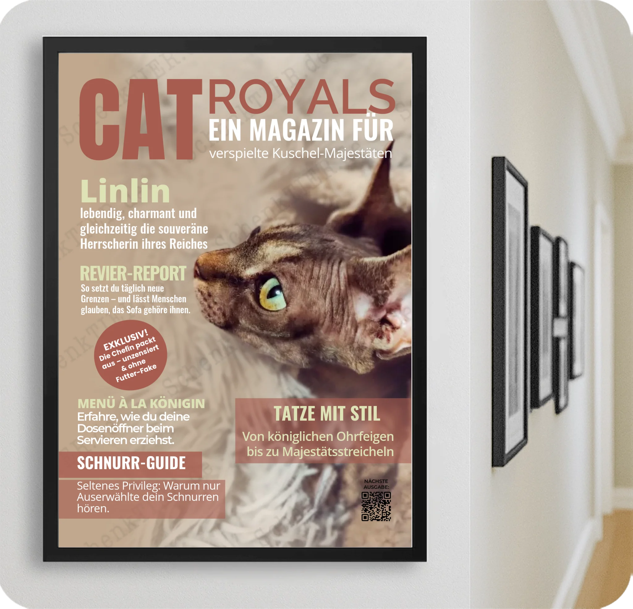 Poster 50 mal 70 für Flur von Schenktier