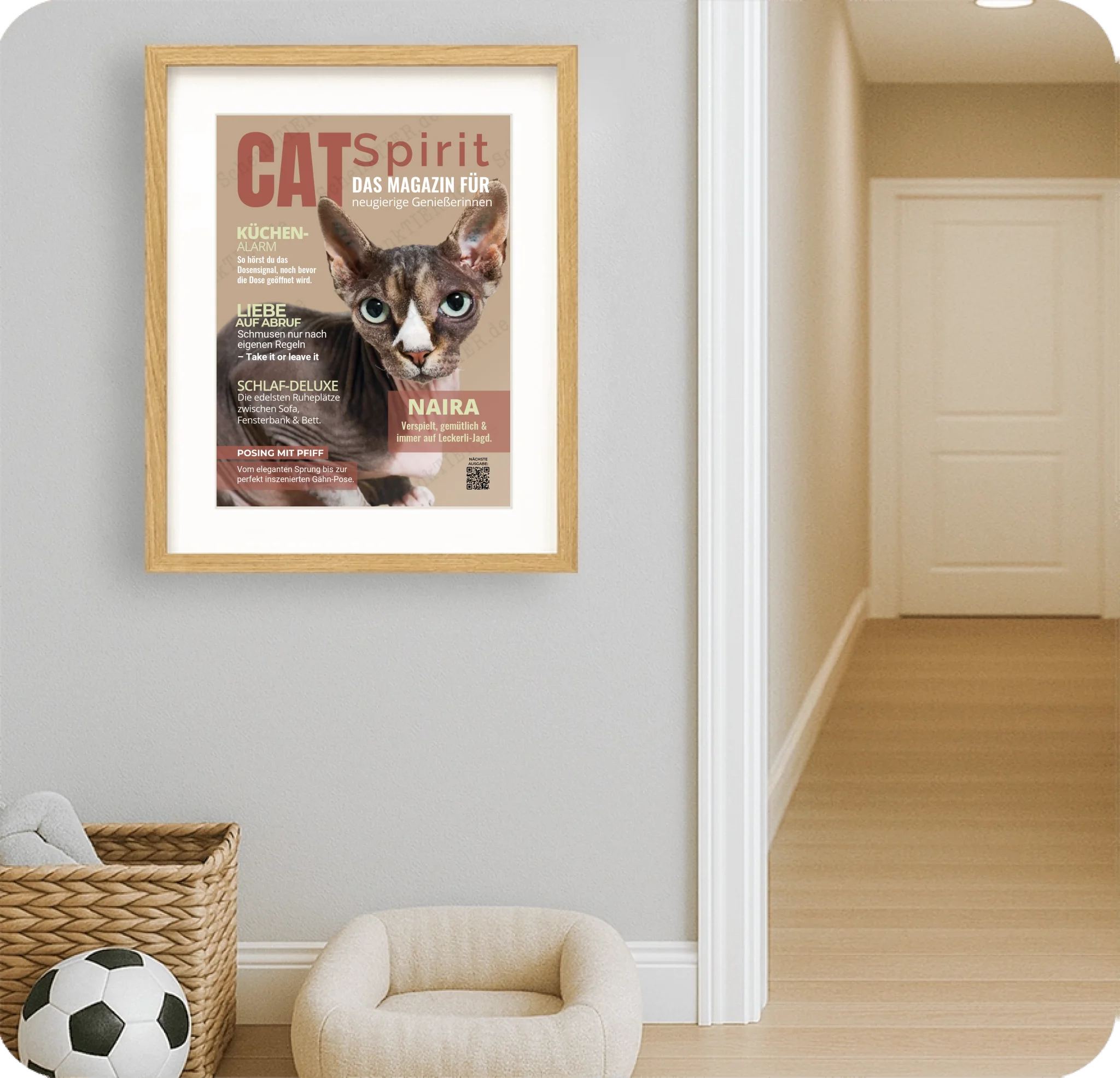 Poster 30 mal 40 für Kinderzimmer von Schenktier