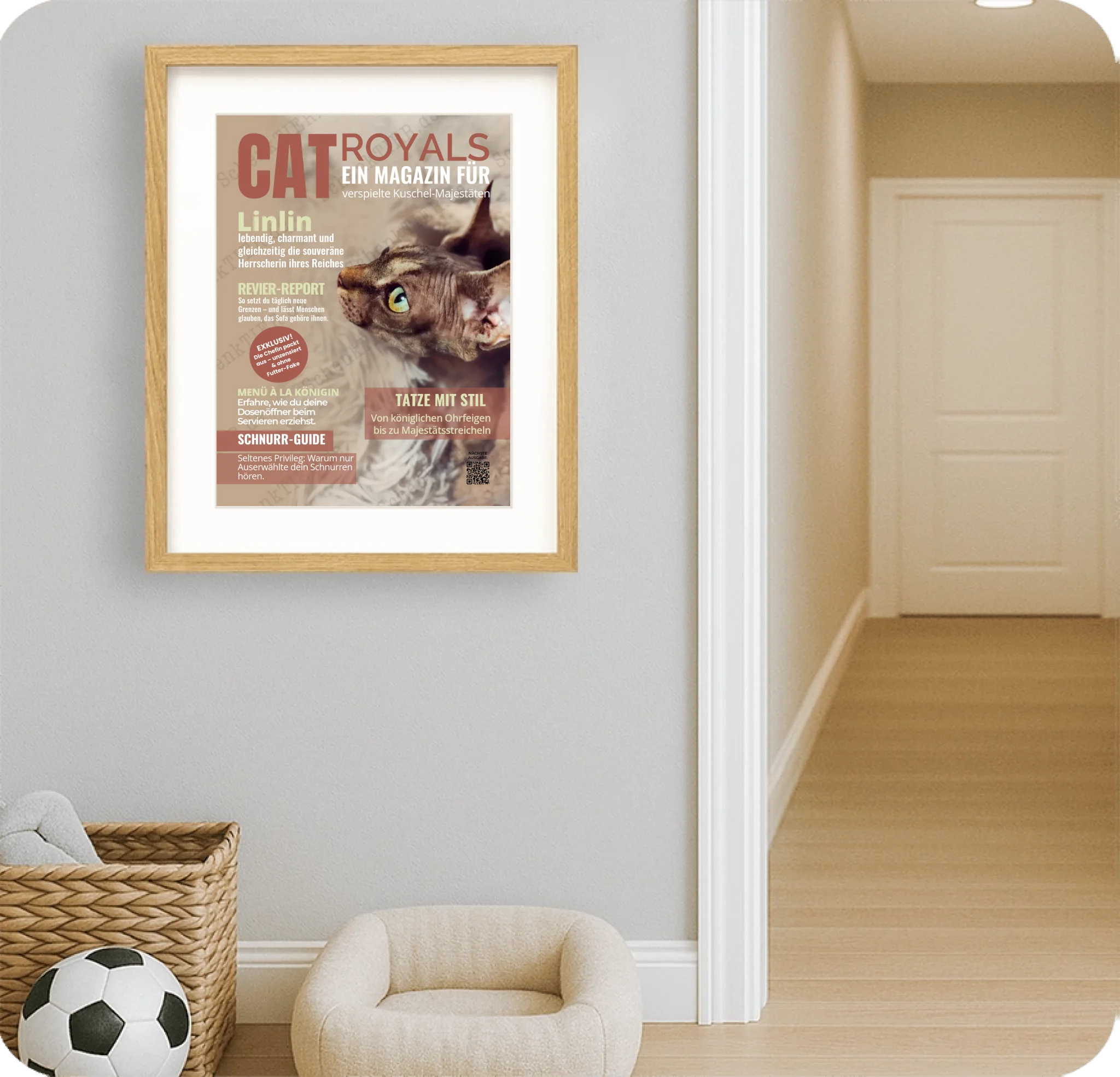 Poster 30 mal 40 für Kinderzimmer von Schenktier