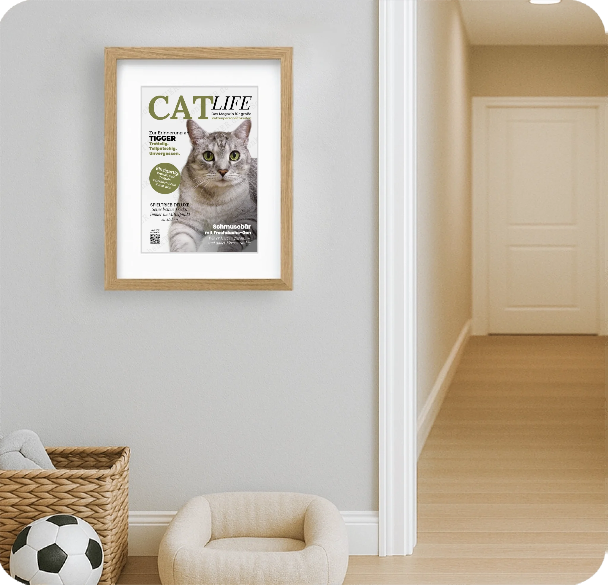 Poster 20 mal 30 für Kinderzimmer von Schenktier