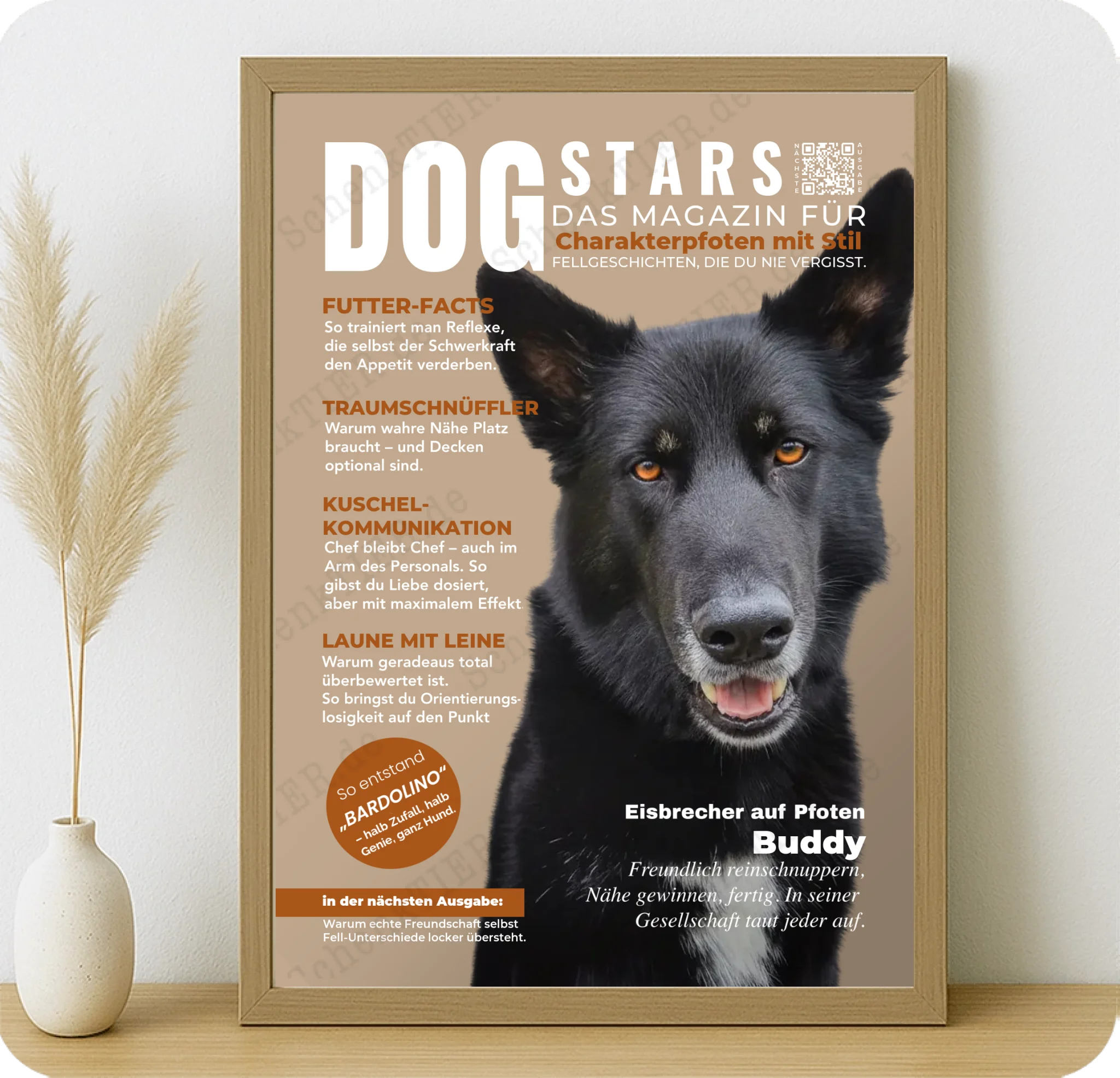 Poster 50 mal 70 für Kommode von Schenktier