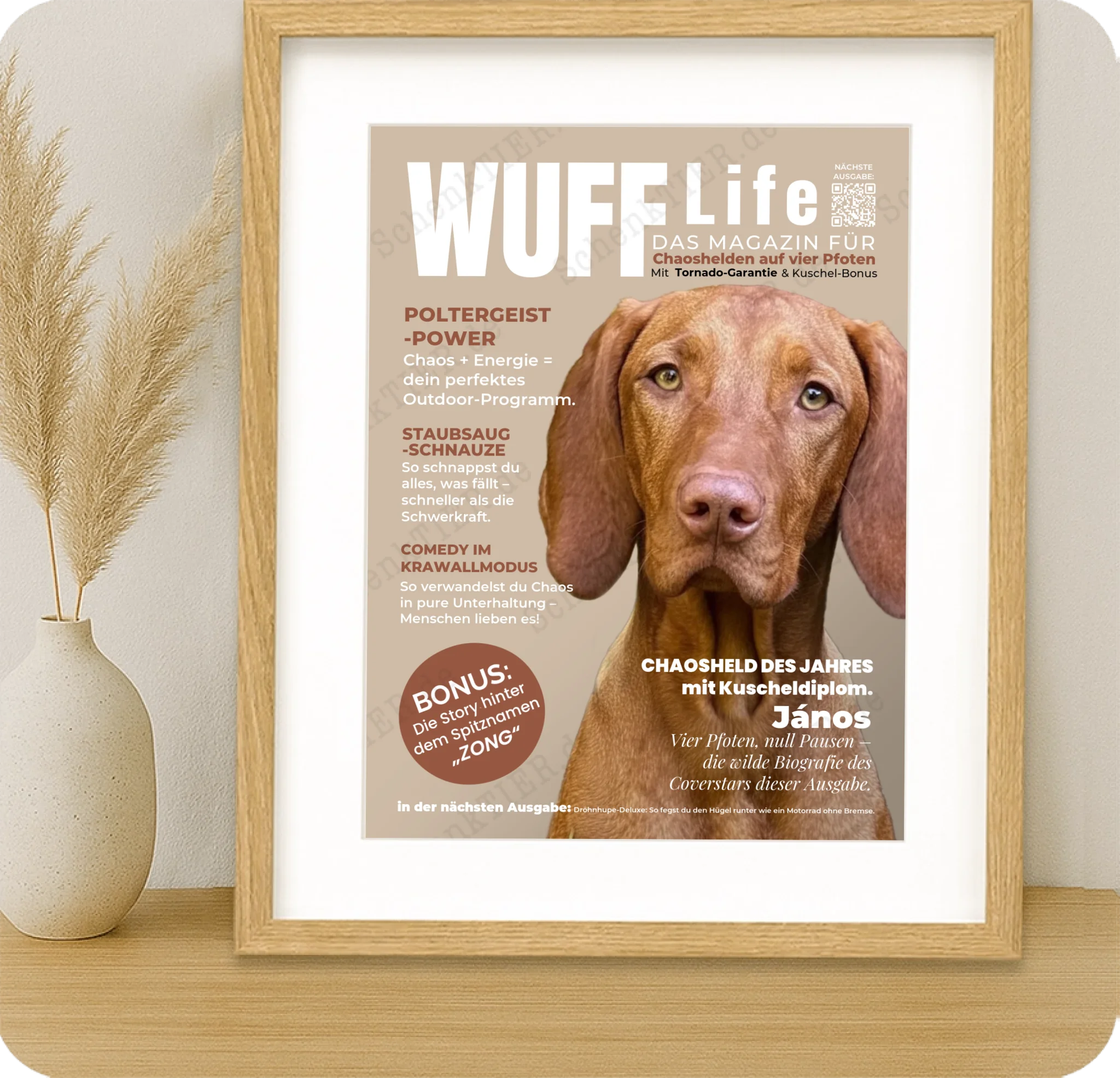 Poster 30 mal 40 für Kommode von Schenktier