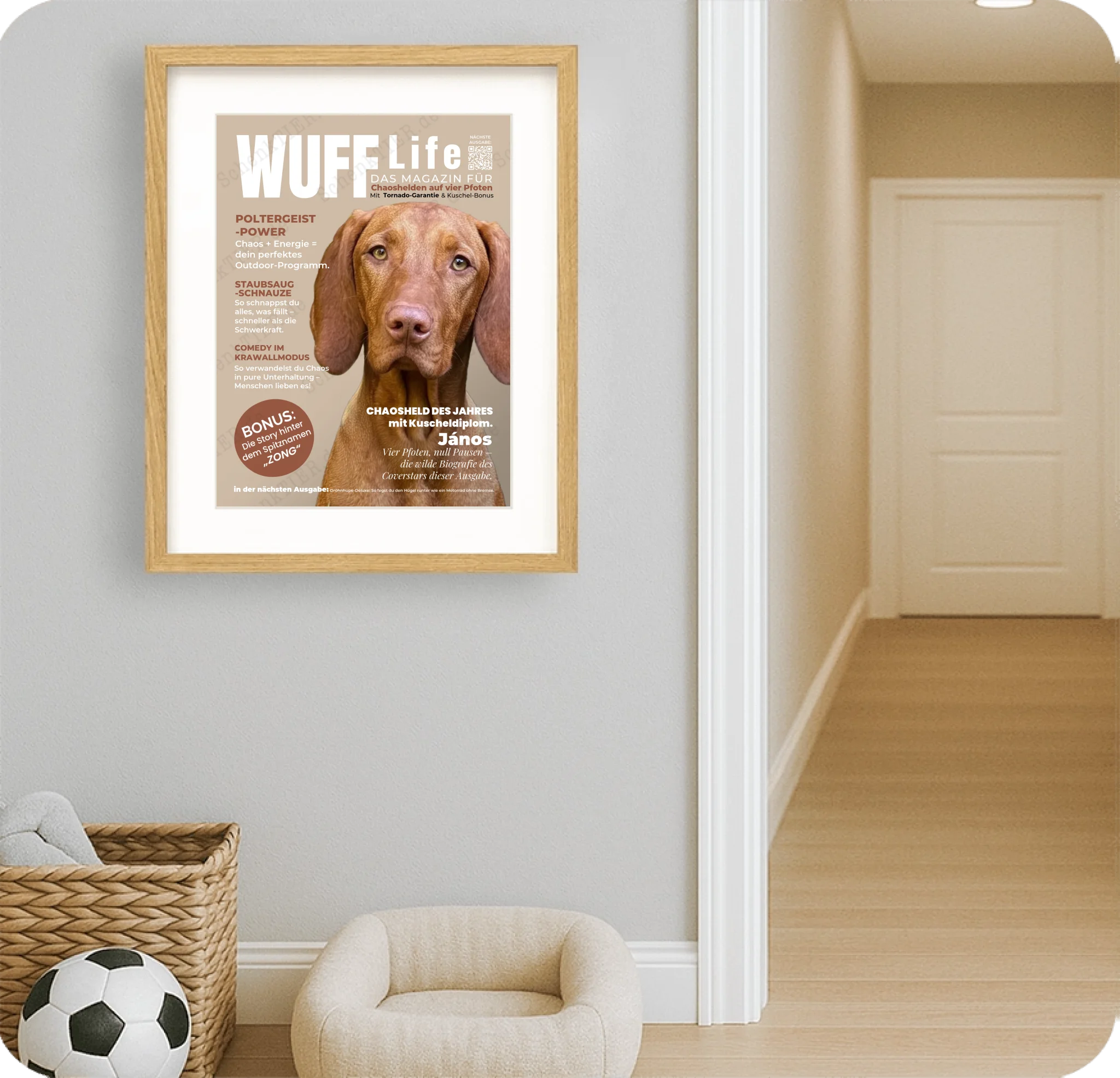 Poster 30 mal 40 für Kinderzimmer von Schenktier