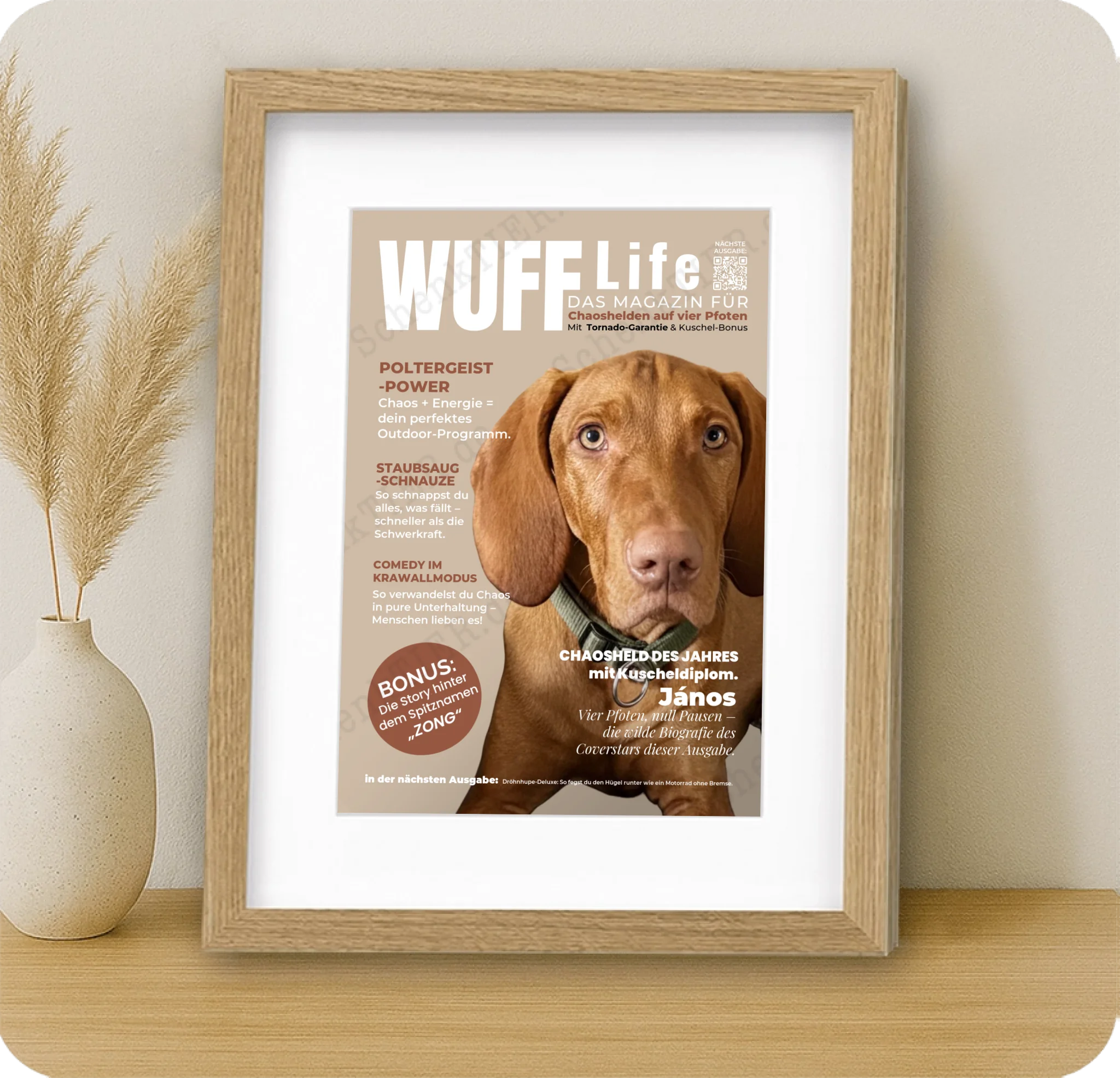 Poster 20 mal 30 für Kommode von Schenktier