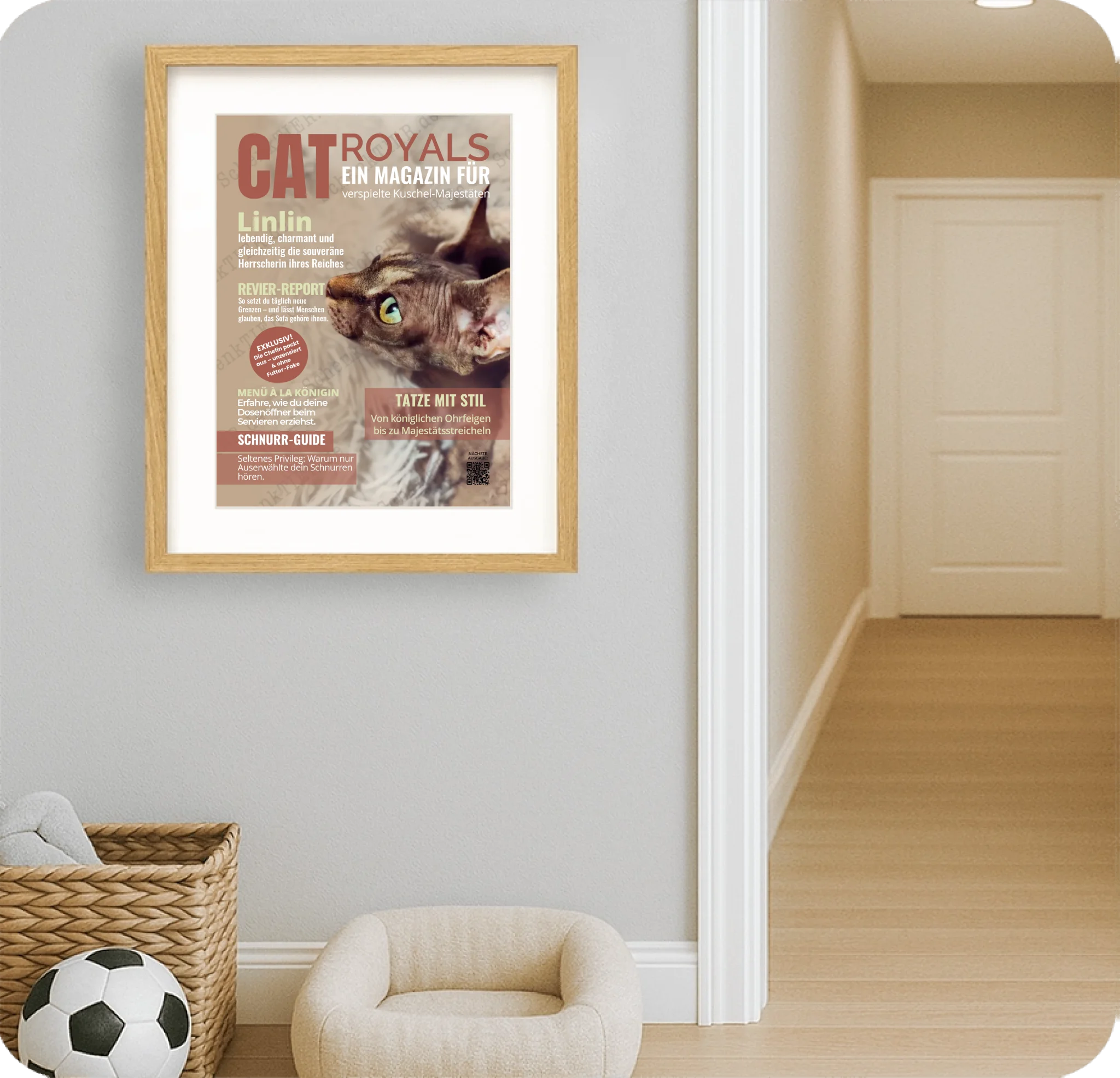 Poster 30 mal 40 für Kinderzimmer von Schenktier