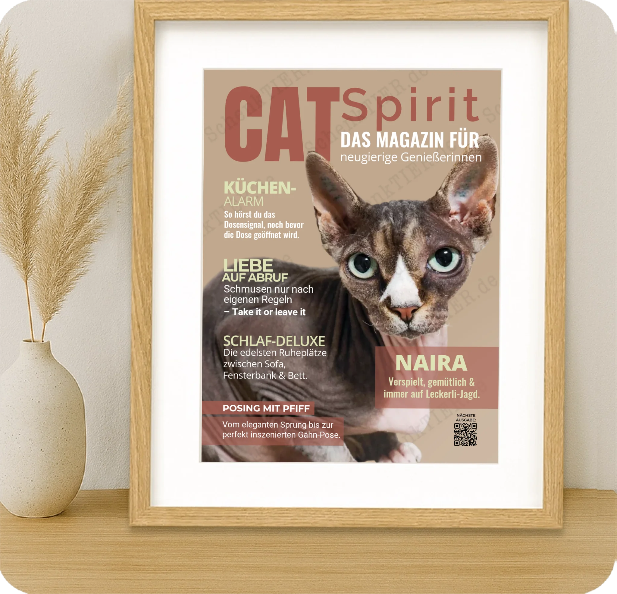 Poster 30 mal 40 für Kommode von Schenktier