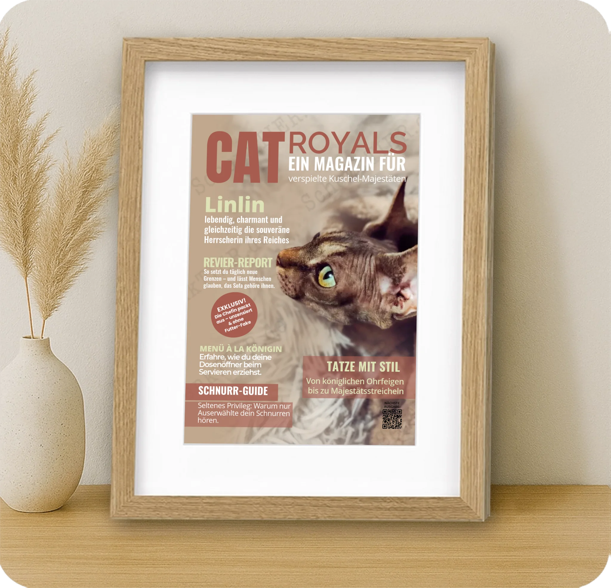 Poster 20 mal 30 für Kommode von Schenktier