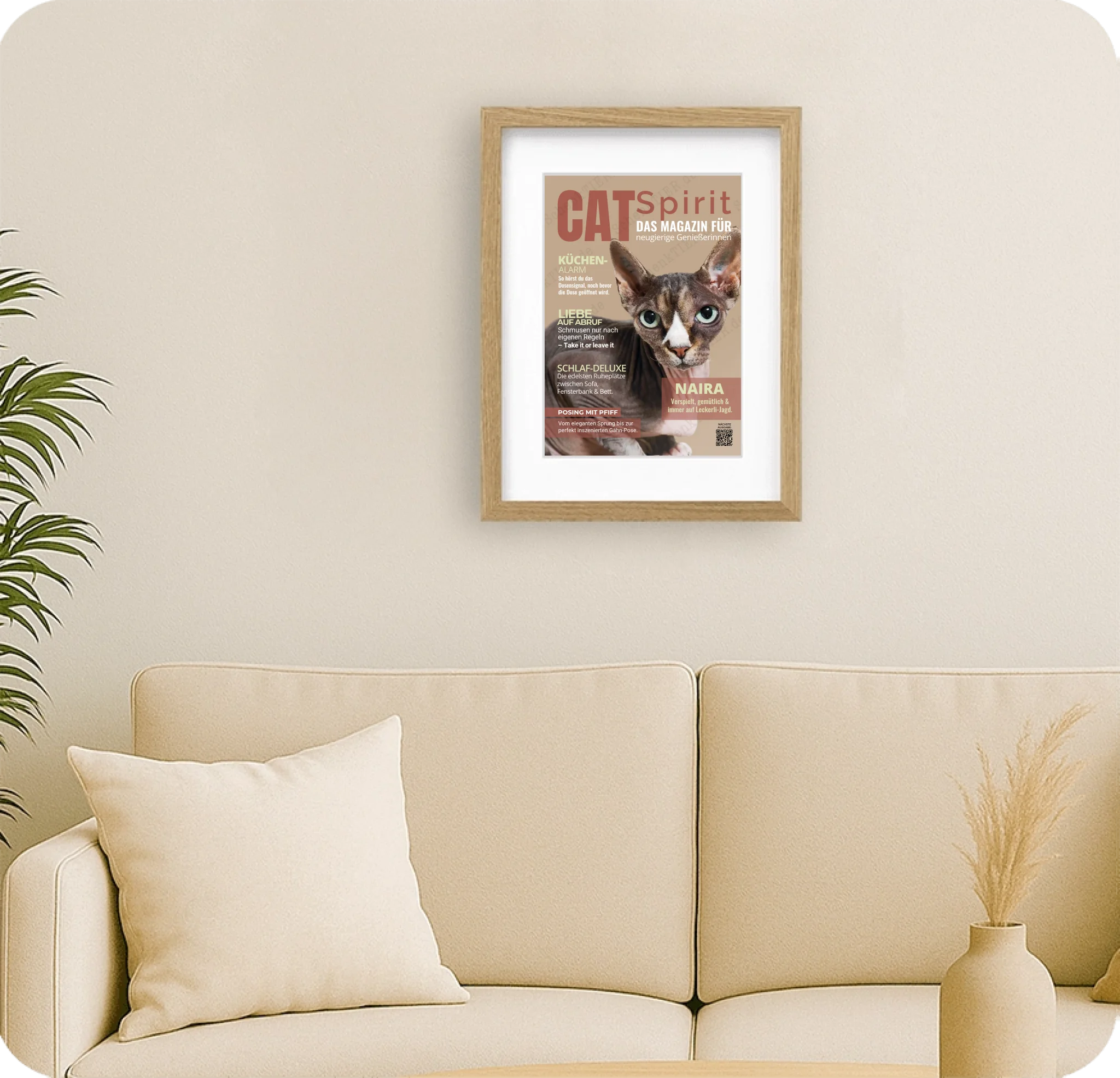 Poster 20 mal 30 für Wohnzimmer von Schenktier