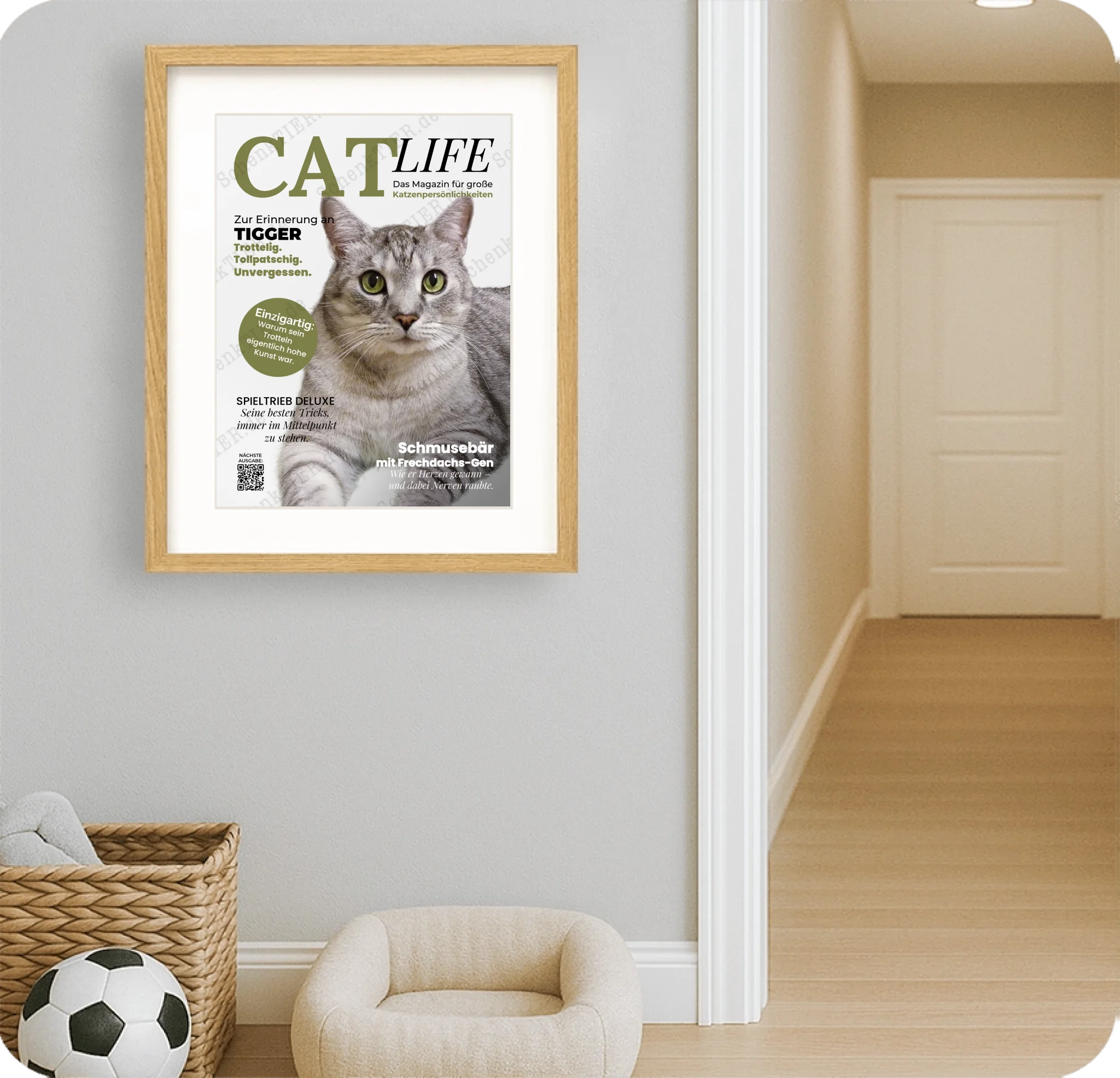 Poster 30 mal 40 für Kinderzimmer von Schenktier