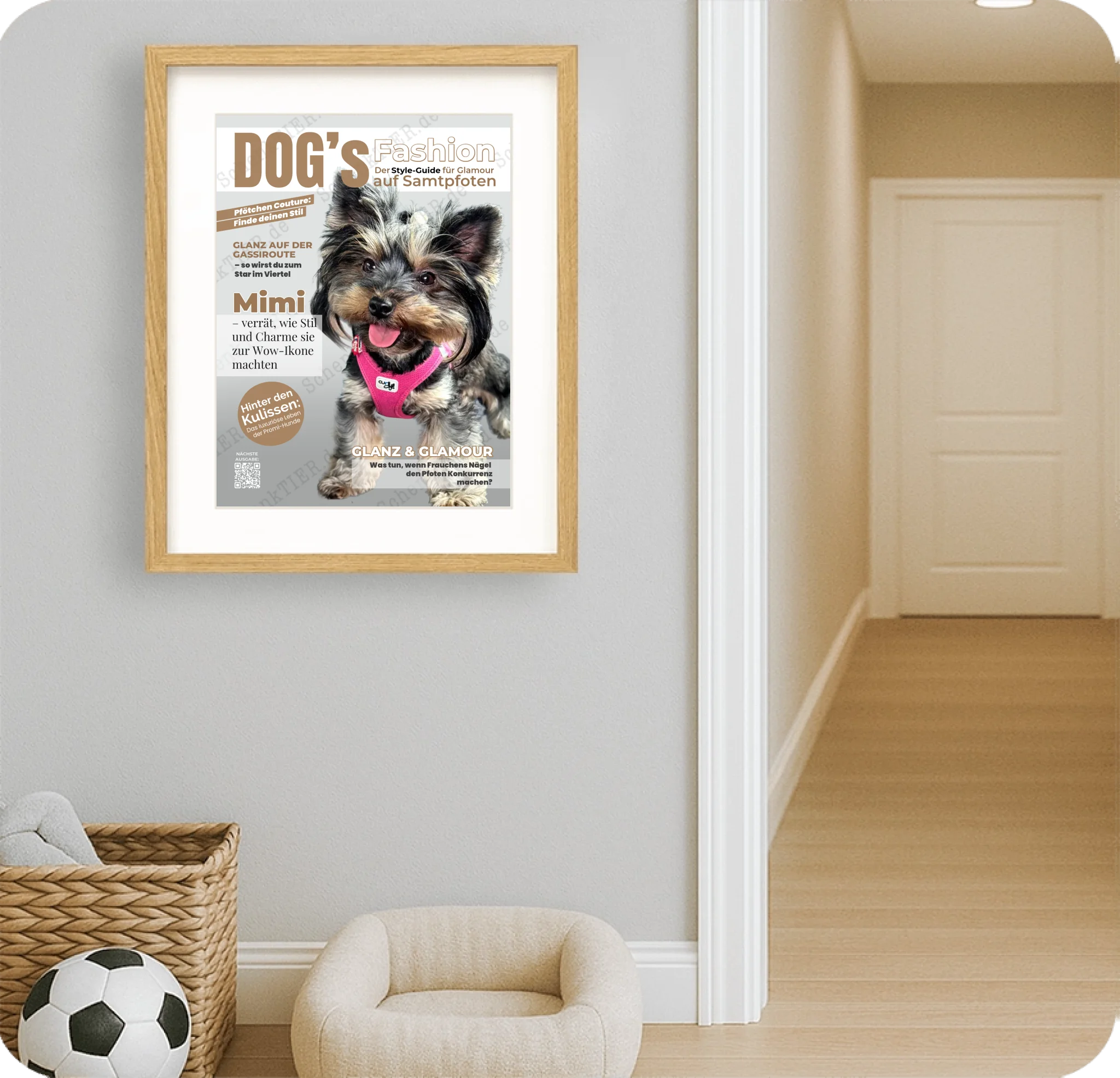 Poster 30 mal 40 für Kinderzimmer von Schenktier