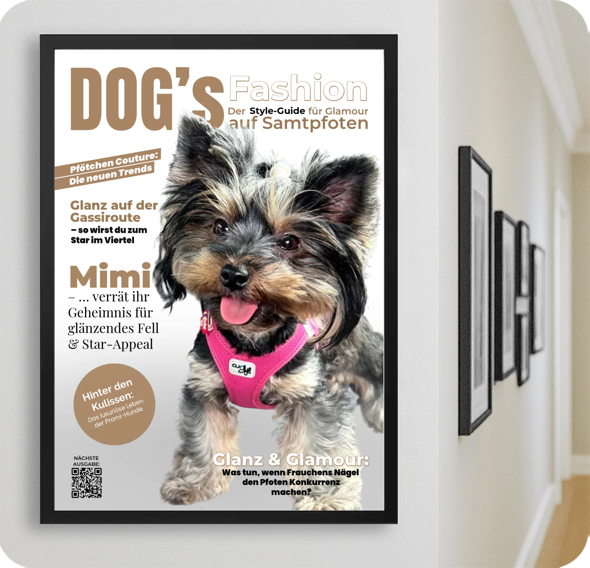 Poster 50 mal 70 für Flur von Schenktier