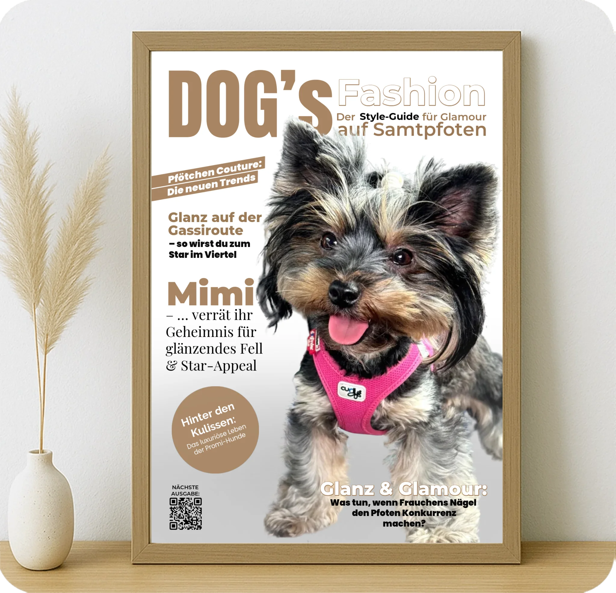 Poster 50 mal 70 für Kommode von Schenktier