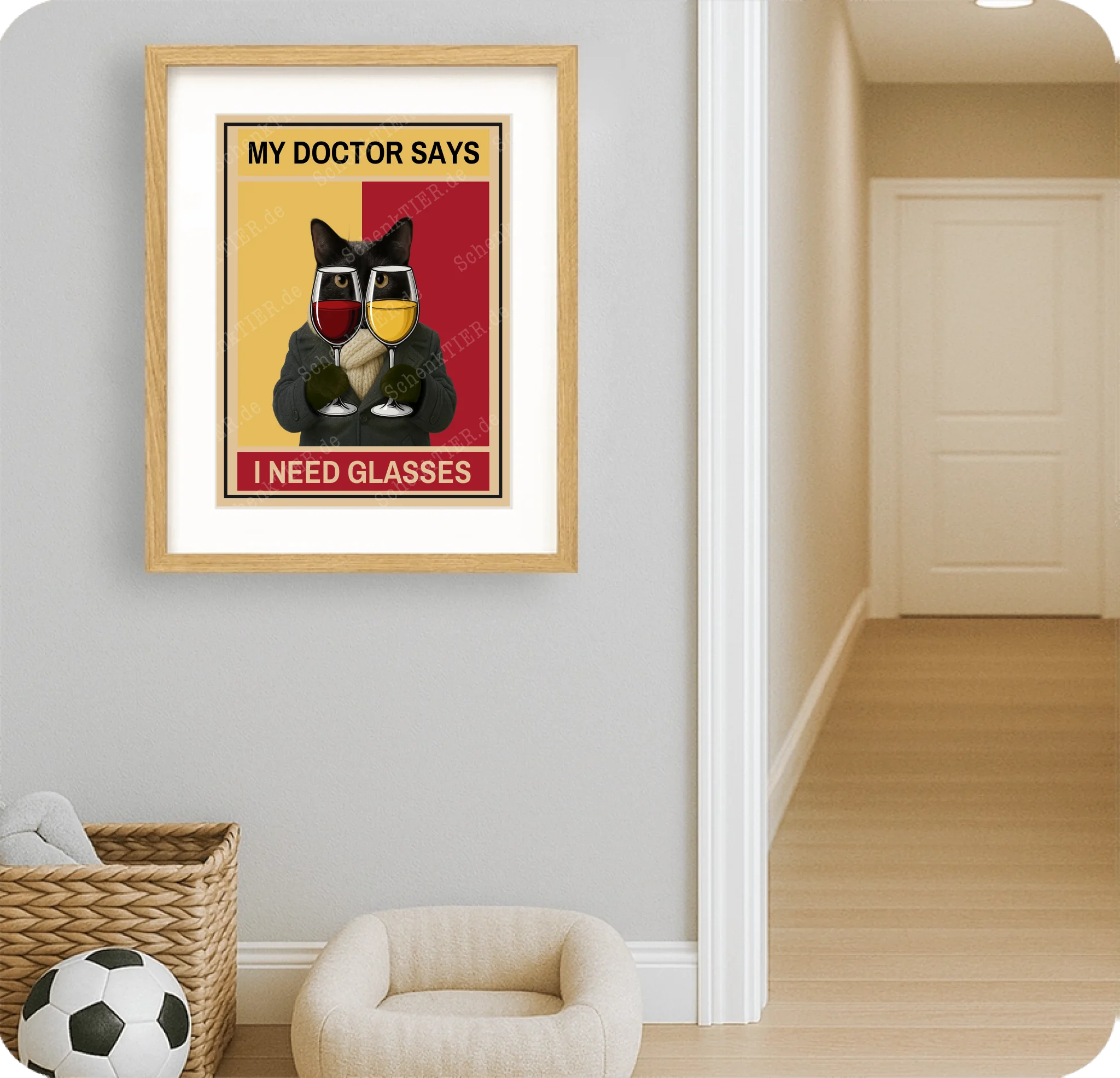 Poster 30 mal 40 für Kinderzimmer von Schenktier