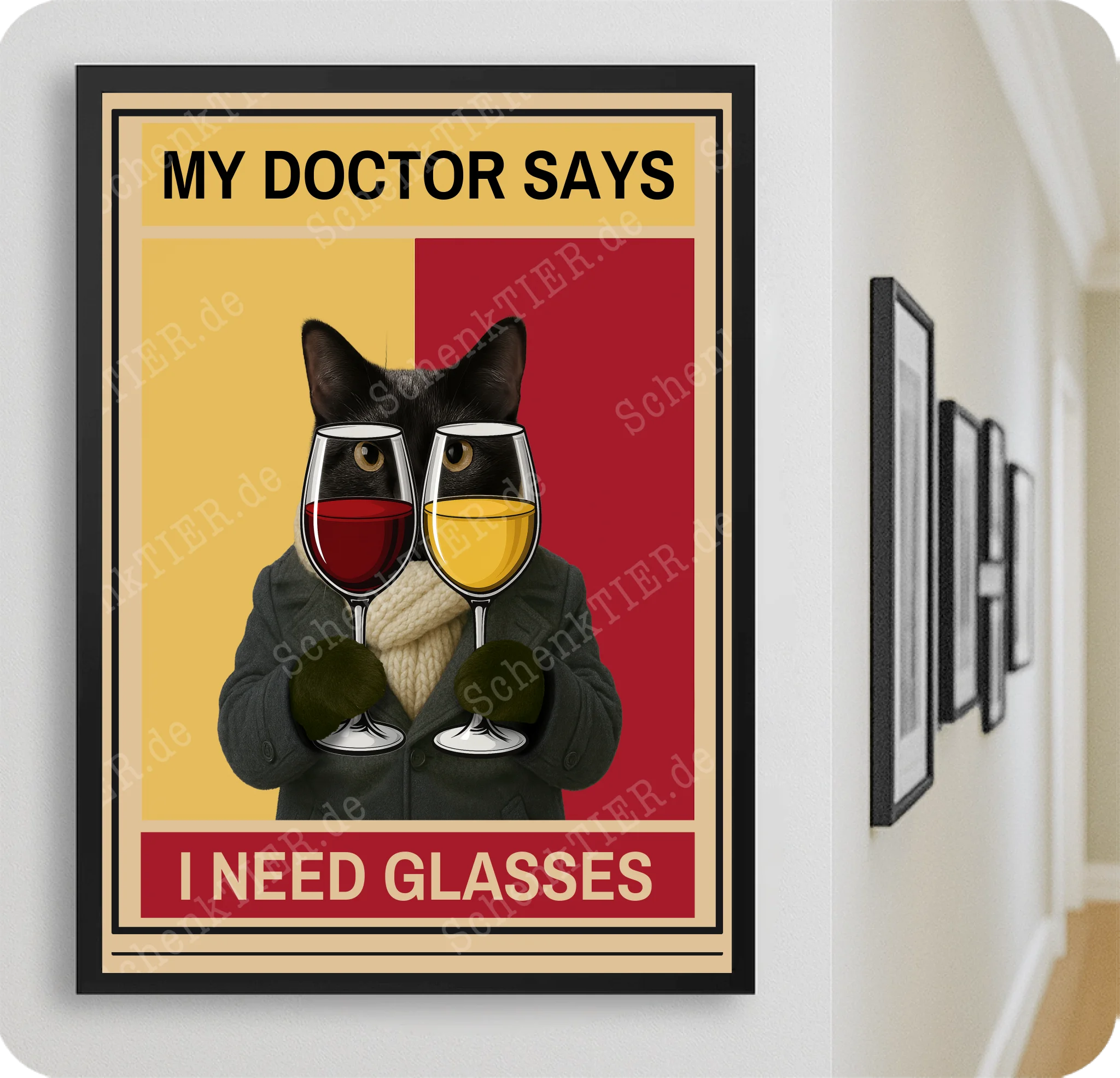 Poster 50 mal 70 für Flur von Schenktier