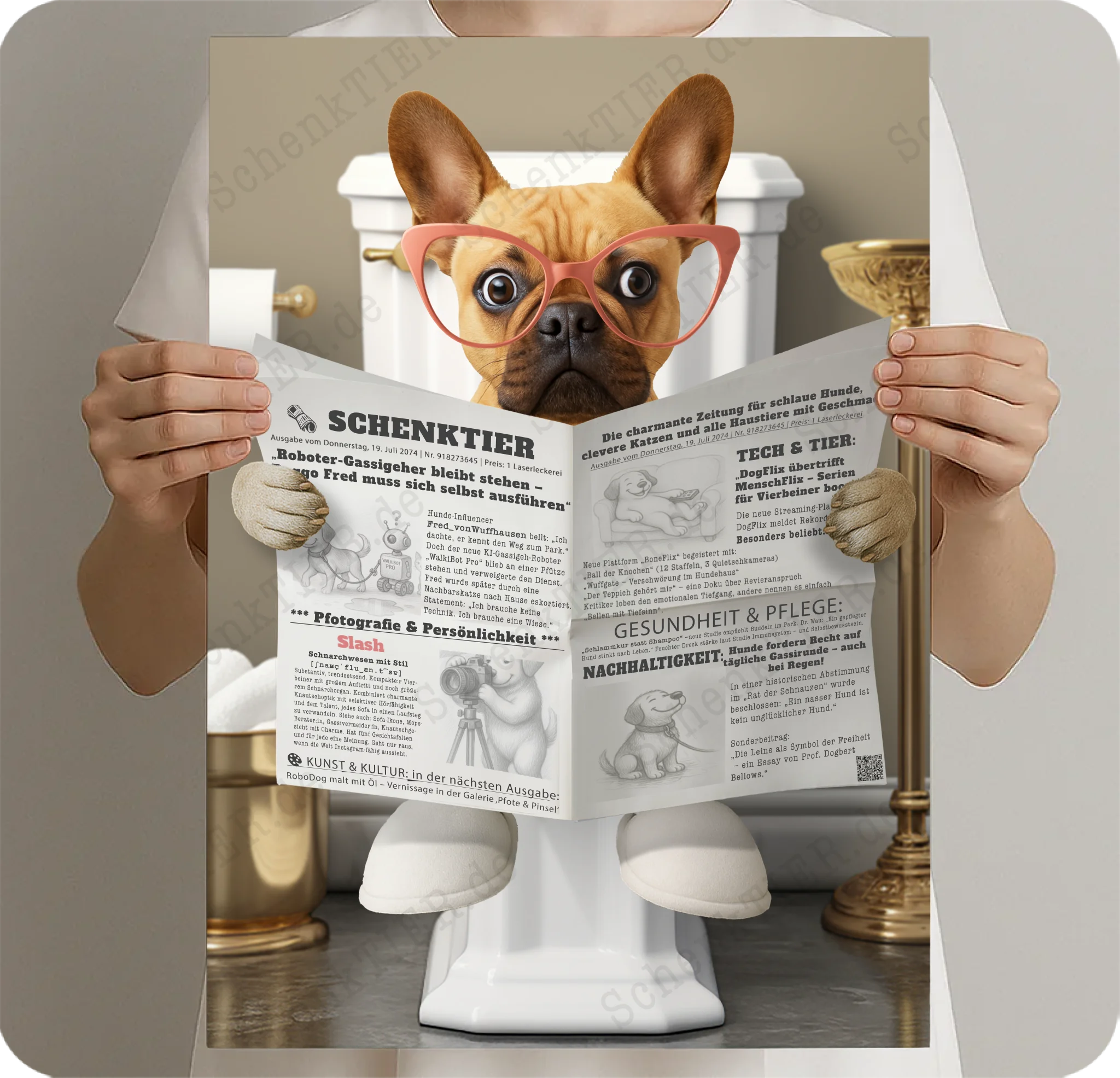 Poster 50 x 70 Cm von SchenkTIER