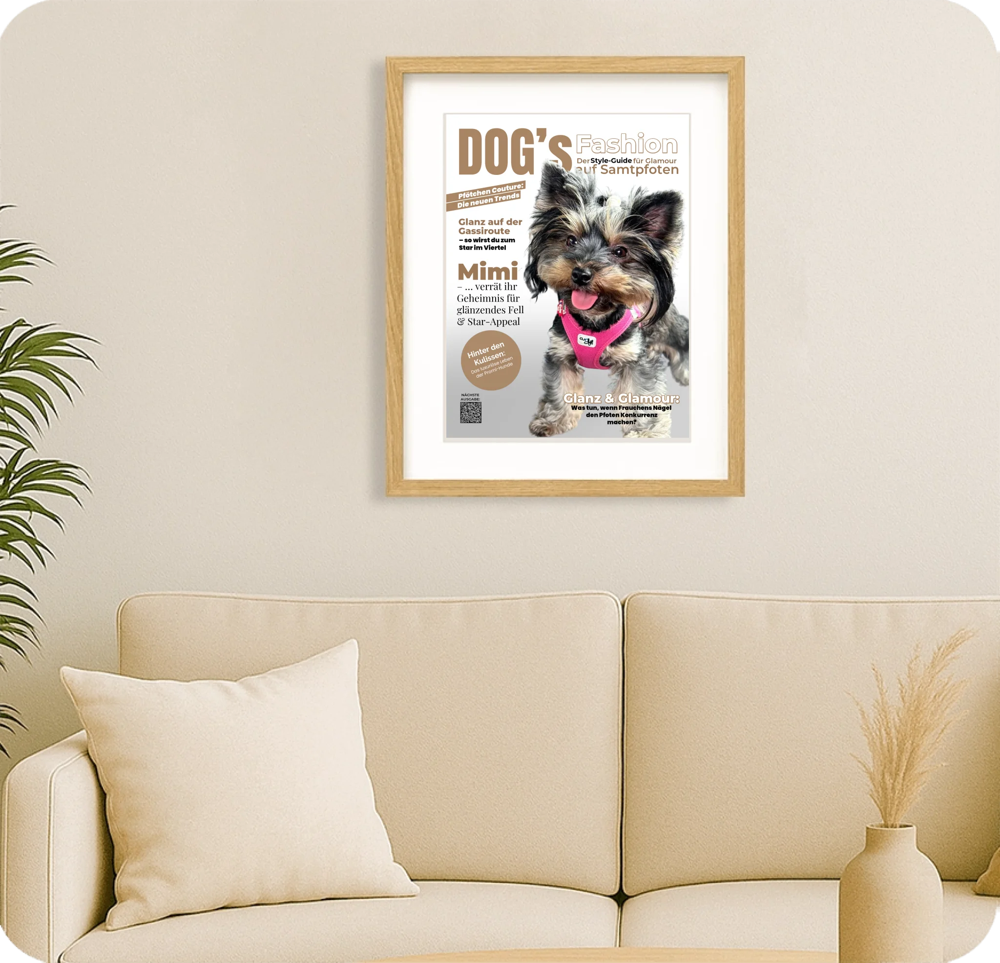 Poster 30 mal 40 für Wohnzimmer von Schenktier 