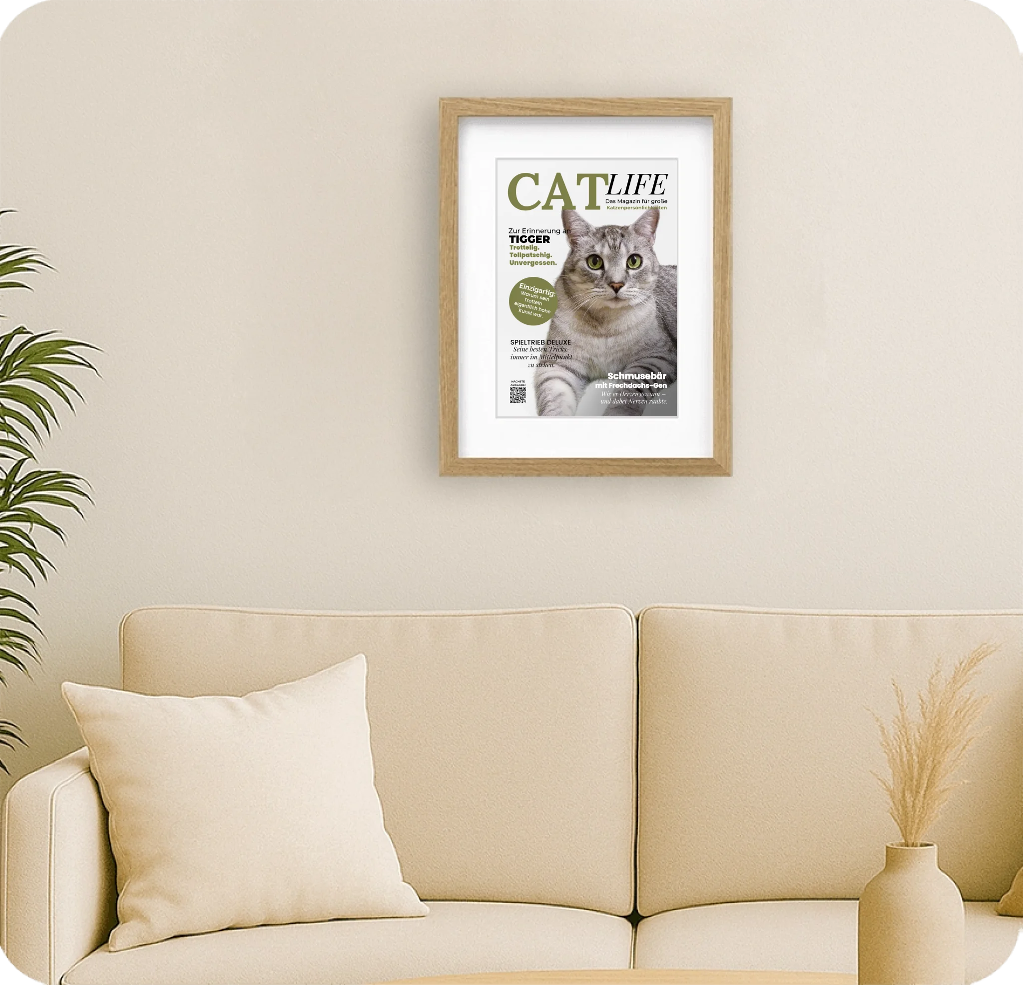 Poster 20 mal 30 für Wohnzimmer von Schenktier 