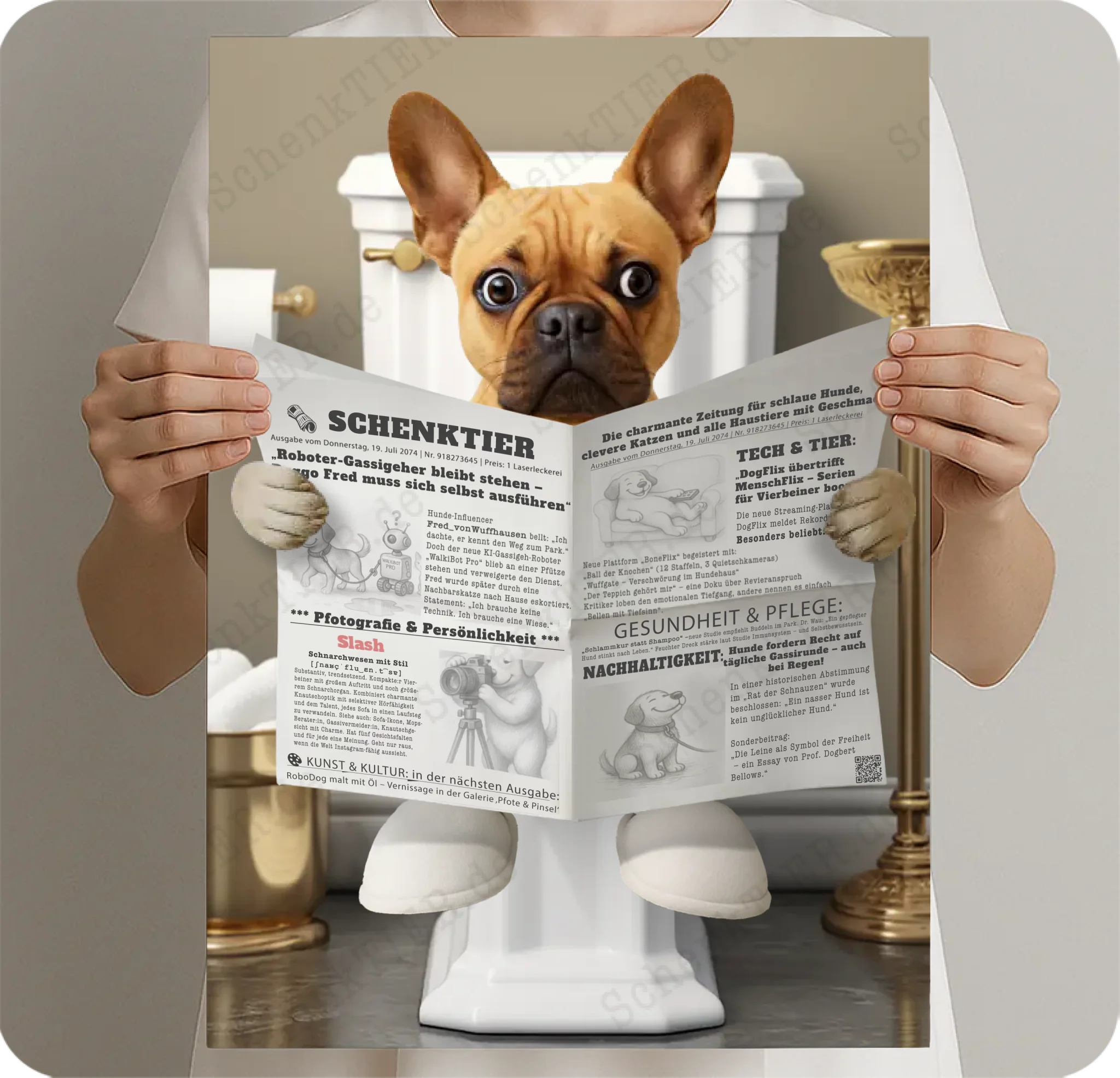 Poster 50 x 70 Cm von SchenkTIER