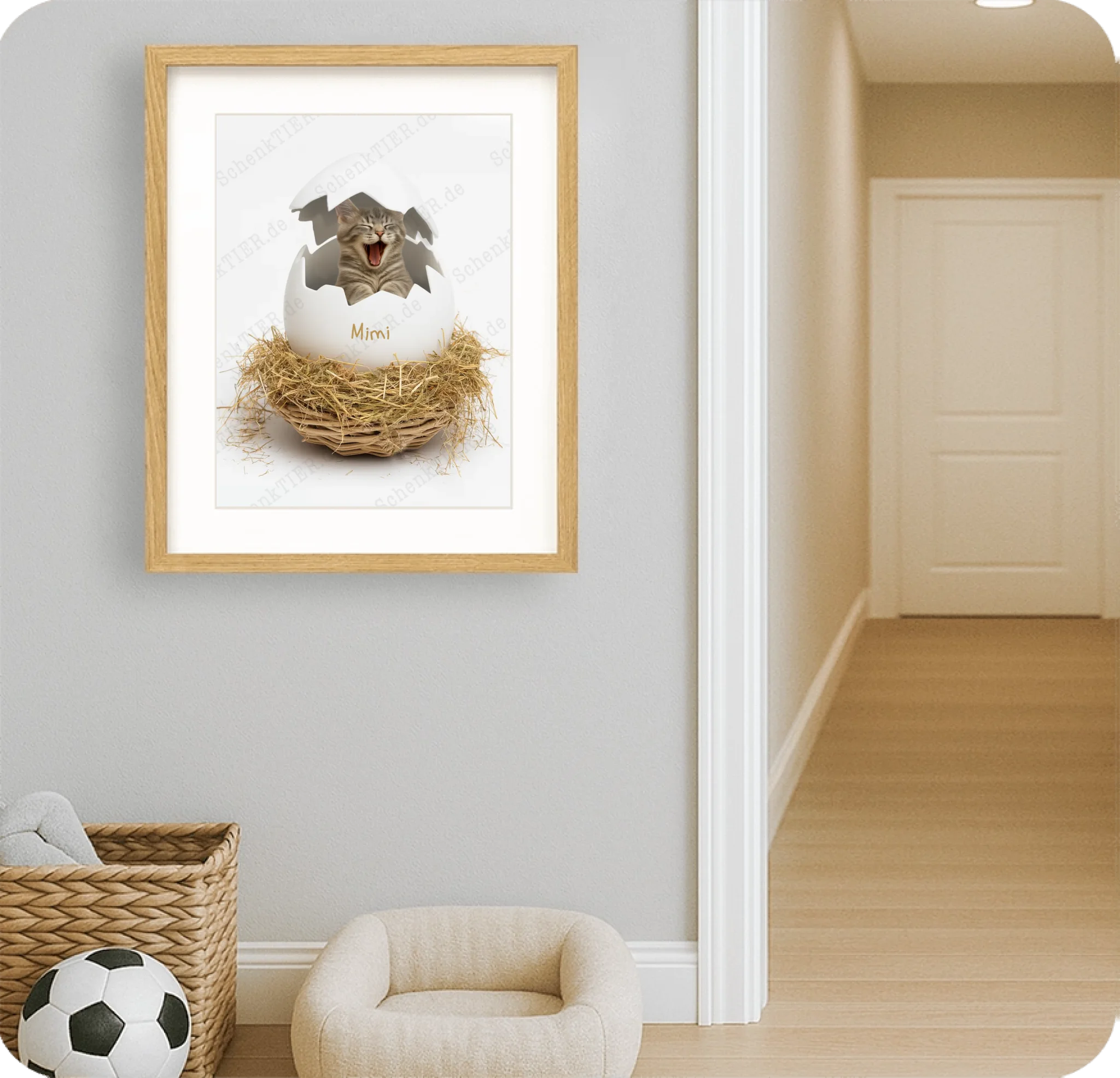 Poster 30 mal 40 für Kinderzimmer von Schenktier