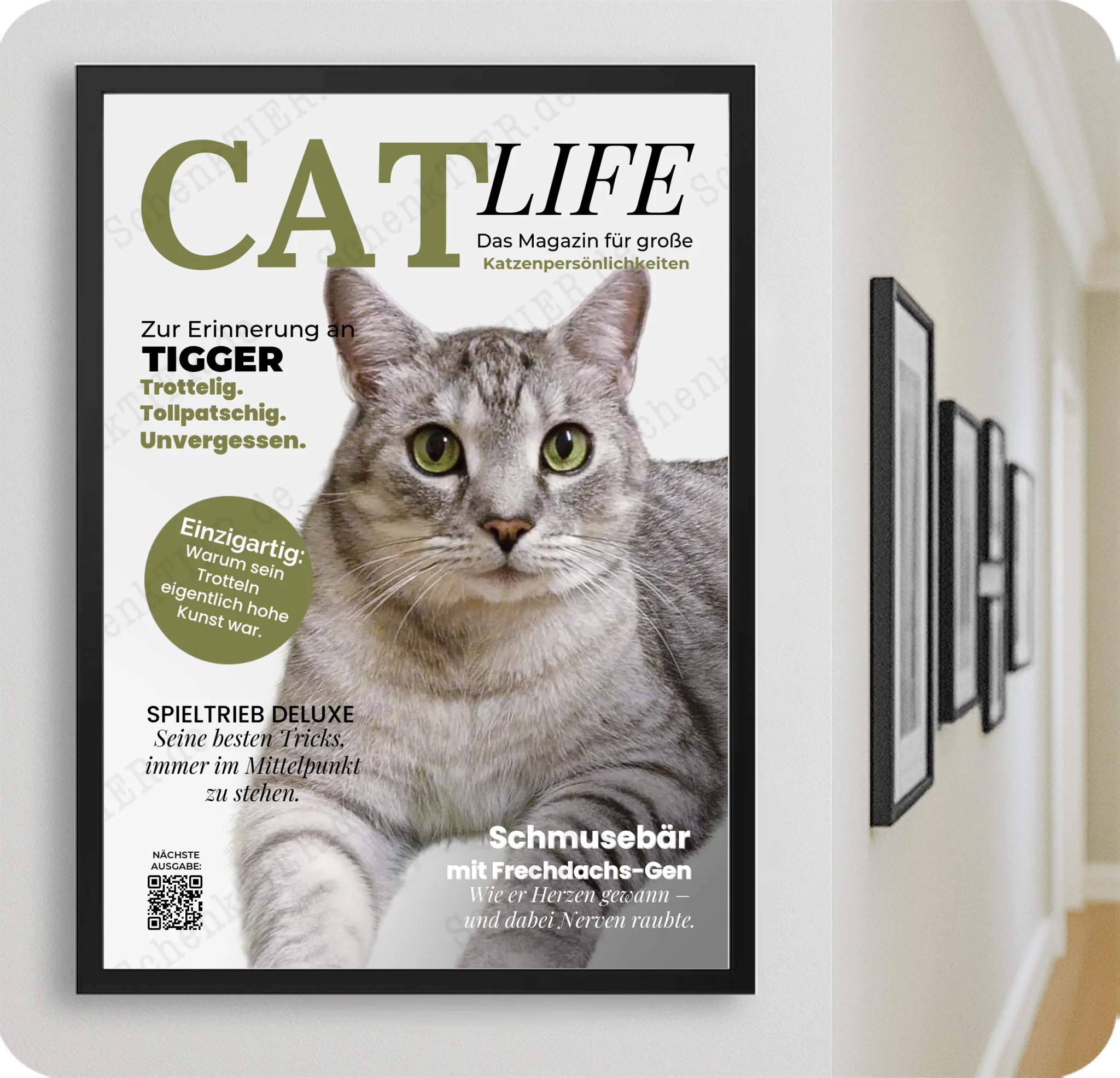 Poster 50 mal 70 für Flur von Schenktier