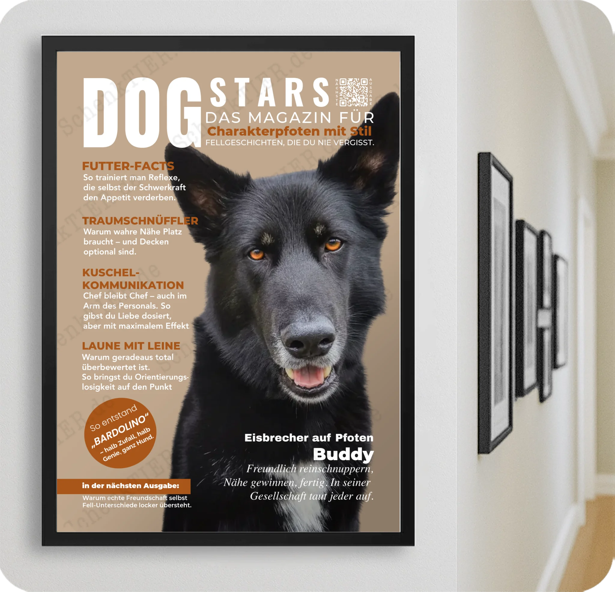 Poster 50 mal 70 für Flur von Schenktier