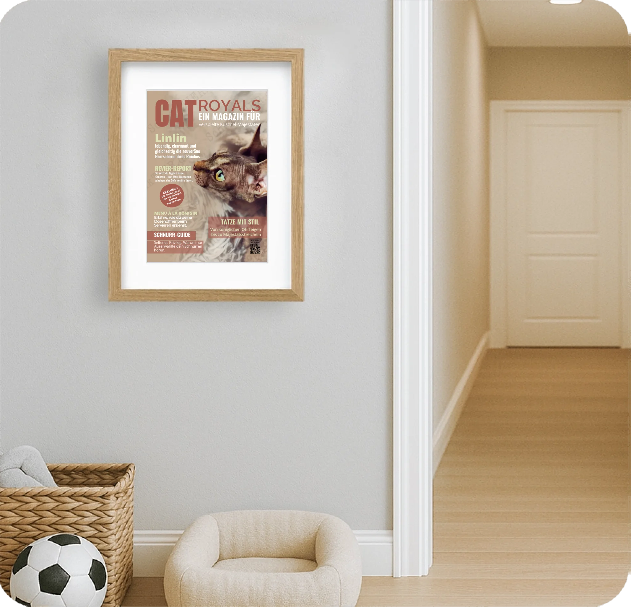 Poster 20 mal 30 für Kinderzimmer von Schenktier